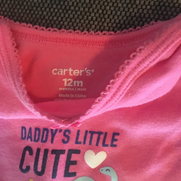 Carters Matching Two Piece - Dinosaurs 12M - Picture 2 of 2